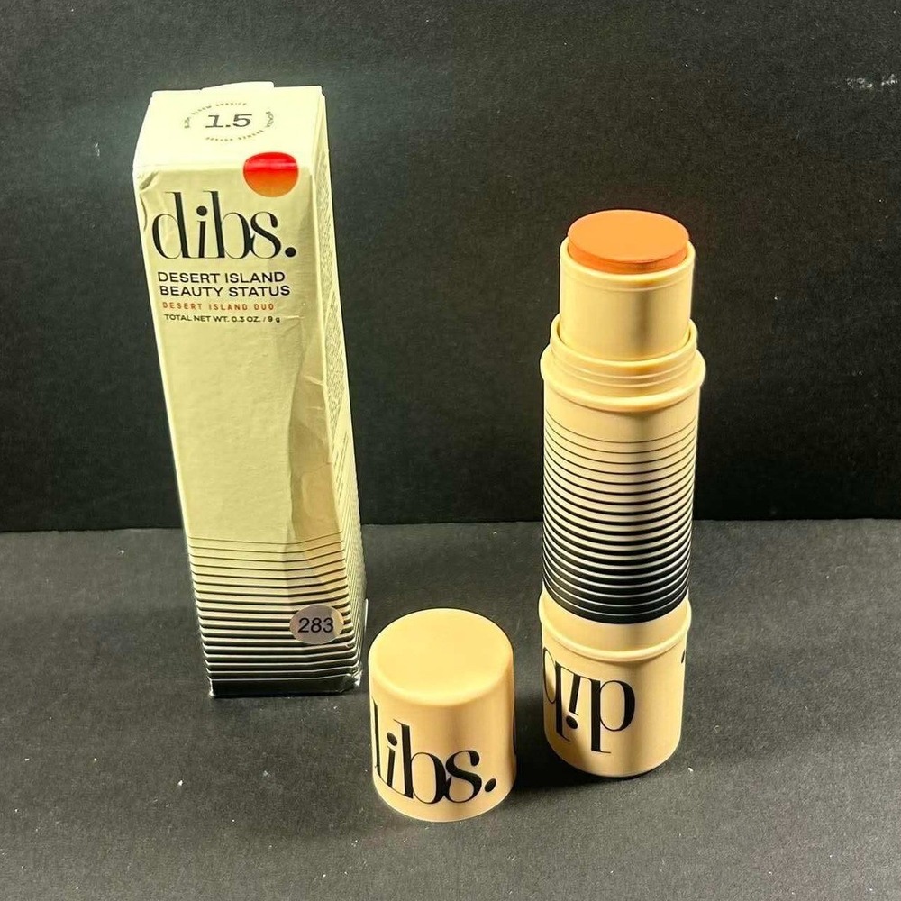 DIBS Beauty Desert‎ Island Duo 1.5 Beauty Status Blush Bronzer Stick 0.3oz 9g
